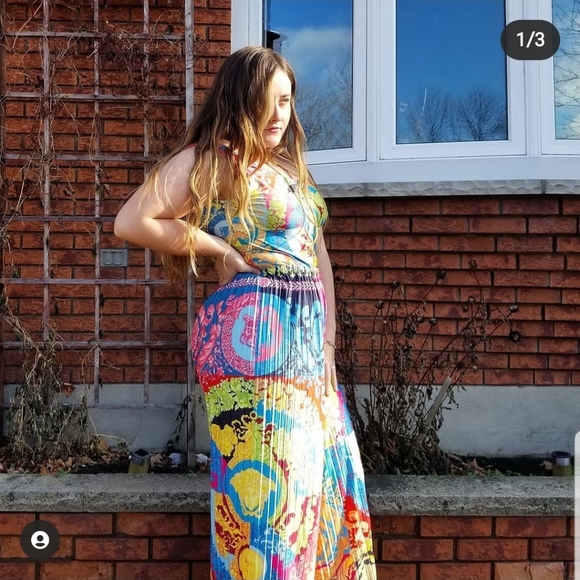 Patterned jumpsuit - Picture 2 of 2